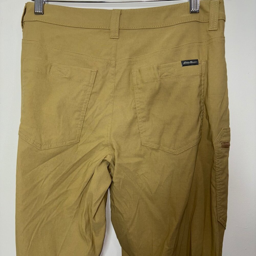 Eddie Bauer Rainier Cargo Pants Men's Size 30 x 30 Beige Outdoor Camping Stretch - Picture 4 of 11